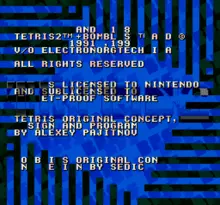 Image n° 1 - screenshots  : Super Tetris 2 + Bombliss